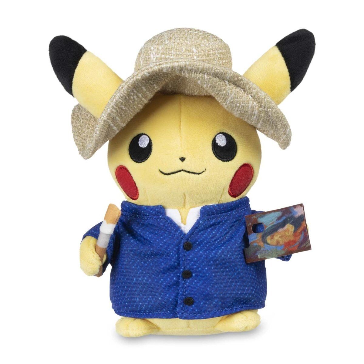 Pokémon Center × Van Gogh Museum: Pikachu Plush - 19 cm